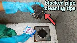 how to clean blocked pipe easily you