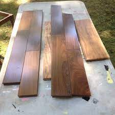A durable, stain resistant laminate surface is the perfect option for a craft table or dining space. How To Create A Hardwood Floor Table Top Little Farmhouse Table The Salvaged Boutique
