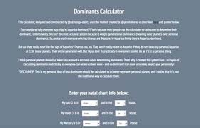 Little Star New Dominant Sign Calculator As A