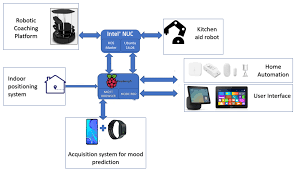 robotic based well being monitoring and