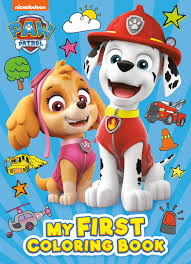 Chase paw patrol coloring pages 10. Paw Patrol My First Coloring Book Paw Patrol Golden Books Golden Books Amazon Ca Books