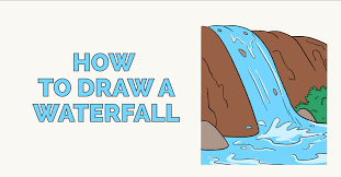 In general, every waterfall is quite a sight! How To Draw A Waterfall Really Easy Drawing Tutorial