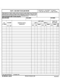 24 printable weight chart forms and