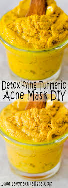 detoxifying turmeric acne face mask