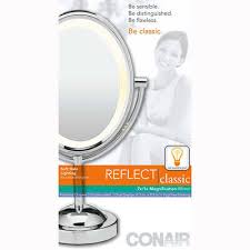 conair oval double sided lighted makeup