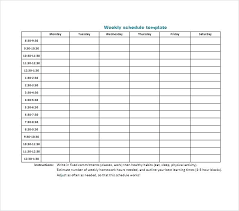 Restaurant Cleaning Schedule Template Excel Roster Schedules