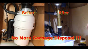 a garbage disposal with a regular drain