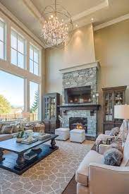 Decorating Living Room With High Ceiling