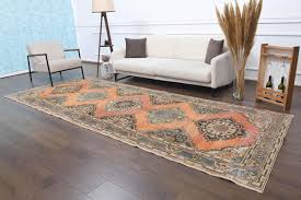 turkish wide runner rug in wool for