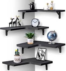 Floating Corner Shelves For Wall Décor