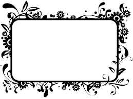 Flowers Clip Art Black And White Border Home Redesign Clip Arts