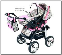Girl Baby Stroller And Cat Combo