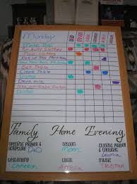 Chore Chart On Dry Erase Board Blog Diy Family Chore