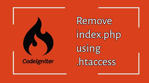 remove index php from codeigniter using