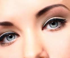photo of beautiful eyes with makeup