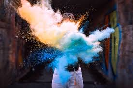 Colored Paint Powder Photography Tips