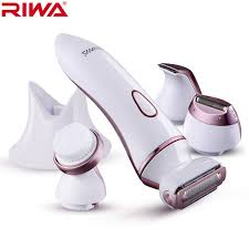 4 in 1 lady shaver razor for women hair removal trimmer body face underarm washable rechargeable electric epilator
