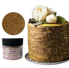 edible glitter dust gold 6 grams
