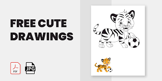 cute drawings 31 free pdf jpg