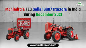 mahindra s fes sells 16687 tractors in