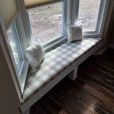 Bay Window Seat Cushion Trapezoid Bench