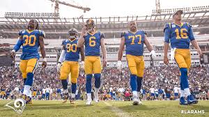 Goff was only average in this one as the rams' surprisingly struggled to move the ball against the jets underwhelming defense. Los Angeles Rams On Twitter Aarondonald97 Is Auctioning Off His Game Worn Autographed Jersey From His Record Setting Game All Proceeds Benefit The Conejo Valley Victims Fund Redcross Socal Wildfire Relief