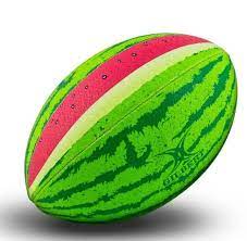 watermelon rugby ball bola ragbi