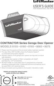 garage door openers user manual