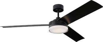 Check price and buy online. Amazon Com Monte Carlo 3cqr56mbkd Cirque 56 Outdoor Ceiling Fan With Led Light Remote 3 Blades Midnight Black Home Improvement