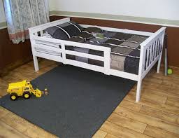 Kids Twin Mission Bed With Safety Rails