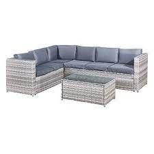 Garden Furniture Rattan Corner Sofa Set