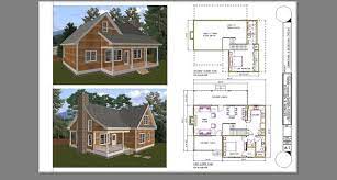 Cabin Plans With Loft One Bedroom
