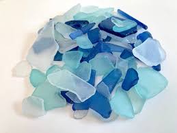 Sea Glass Ocean Beach Mix Bulk White