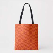 two tone brown background tote bag
