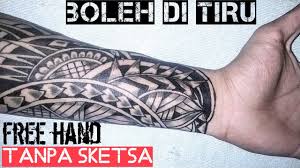 Kain batik cap jogja motif parang sobrah kelengan sketsa seni kain. Cara Buat Tato Sendiri Maori Tattoo Youtube