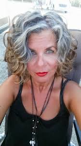 Short wavy hairstyles are quite charming since waves can create much volume and texture. Short Curly Gray Over 50 Hair Curly Hair Styles Grey Curly Hair Short Hair Styles