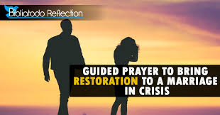 guided prayer to bring restoration to a