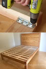 DIY Bed Frame Wood Headboard ($1500 Look for $100 ) A Piece Of