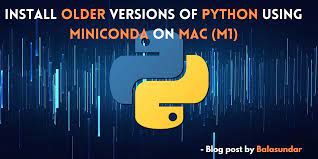 install older versions of python on m1
