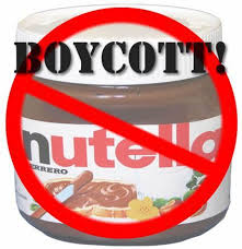 Résultat de recherche d'images pour "nutella boycott"