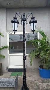 Dual Arm Cast Iron Lighting Poles