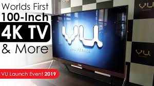 1 regular, 1 select sporting events, 1 ppv. Vu 100 Inch 4k Tv Cost Rs 800 000 Only Vu Launch Event 2019 Youtube
