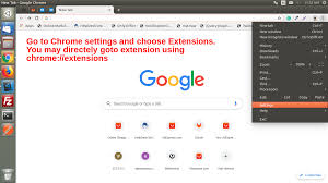 unpacked extension in chrome