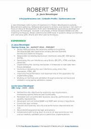 Writing a great devops engineer resume is an important step in your job search journey. Junior Java Developer Resume Samples Qwikresume