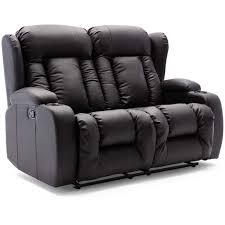 Leather Recliner 3 2 1 Suite Sofa Armchair