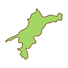 簡略化した愛媛県の地図のイラスト | 商用OKの無料イラスト素材サイト ツカッテ