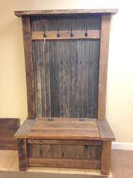 Rustic Hall Tree Furniture Perfect For