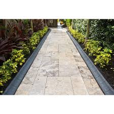 All plastic edging can be shipped to you at home. Ecoborder 4 Ft Grey Rubber Curb Landscape Edging 36 Count Curb Gry 36 The Home Depot Landscape Edging Side Yard Landscaping Landscape Curbing