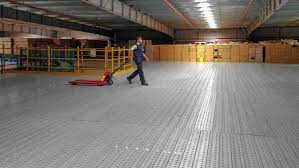 mezzanine floor racking system for