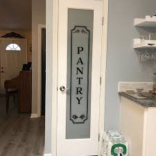 Pantry Sign Vinyl Wall Decal 2 Glass